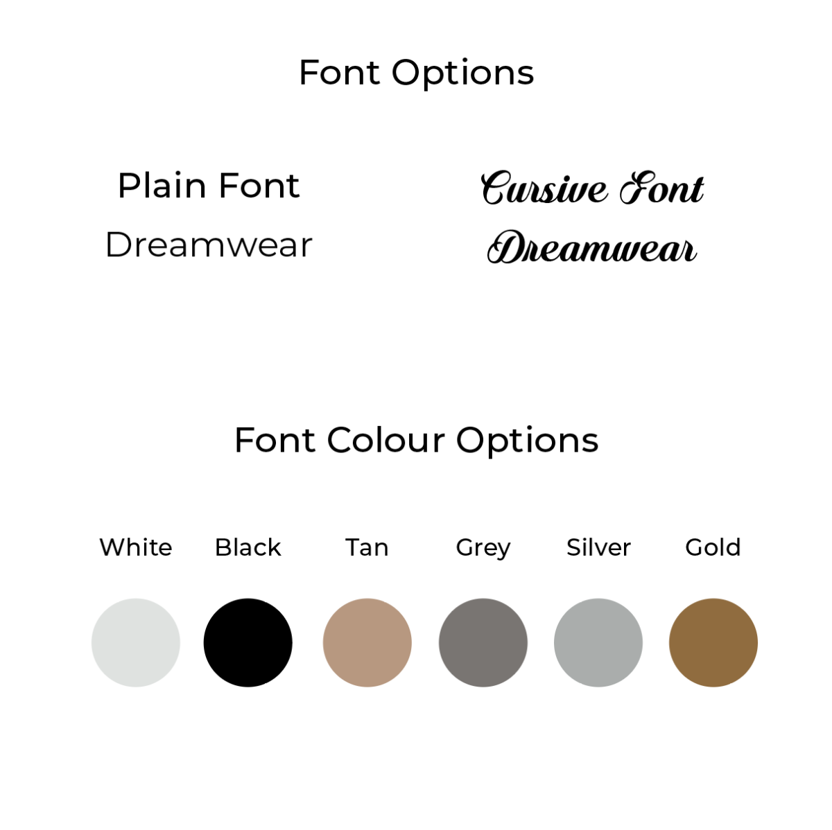 personalised sleepwear font nuve south africa online